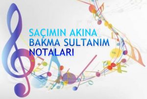 Saçımın Akına Bakma Sultanım Notaları
