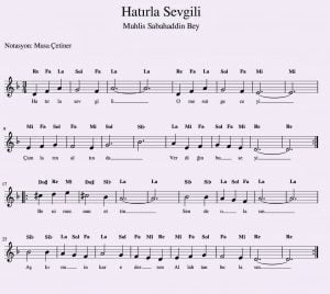 hatırla-sevgili-notaları