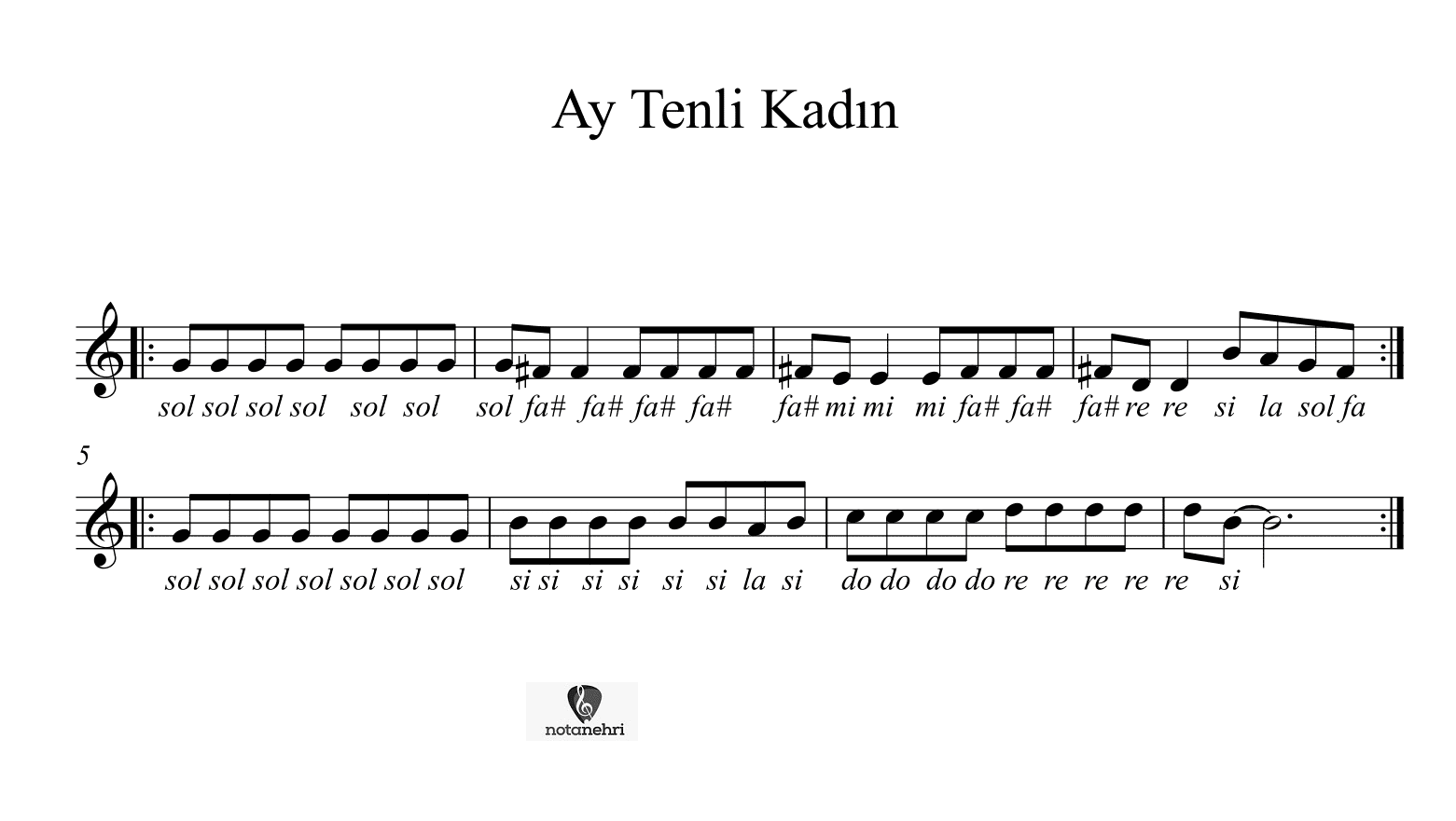 aytenlikadinmelodikanotalari