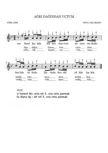 agri dagindan uctum nota