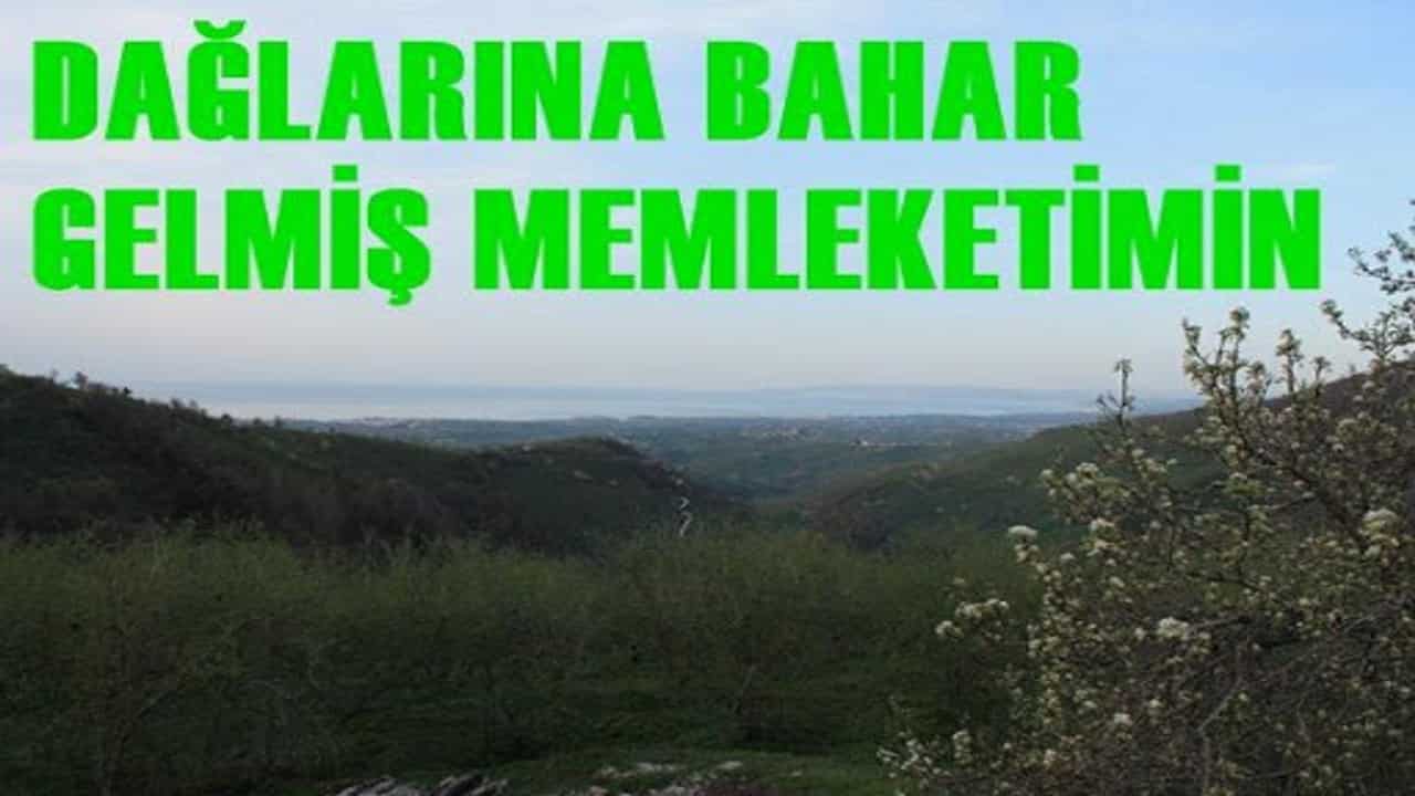 daglarina bahar gelmis nota
