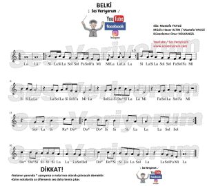 belki flut notalari