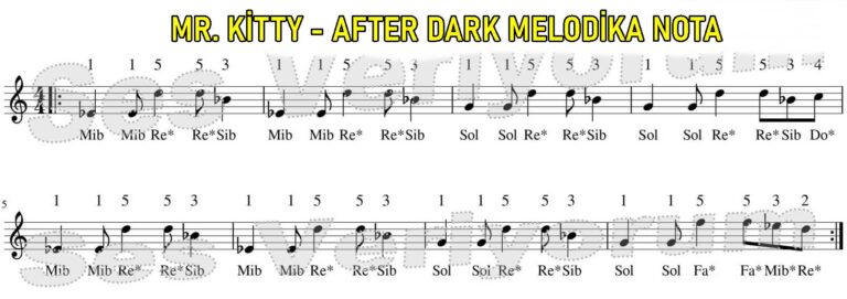 Mr Kitty – After Dark Melodika Nota