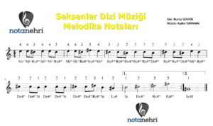 Seksenler Dizi Müziği Melodika Notaları