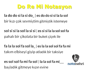 Çağatay Akman – Bir Kızı Çok Sevmiştim Melodika, Keman, Flüt, Org Notaları
